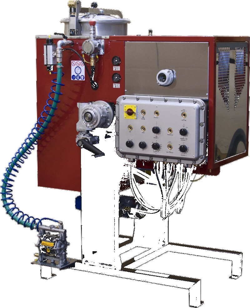 Tattika Industrial 150 — distillatore solventi 150 L