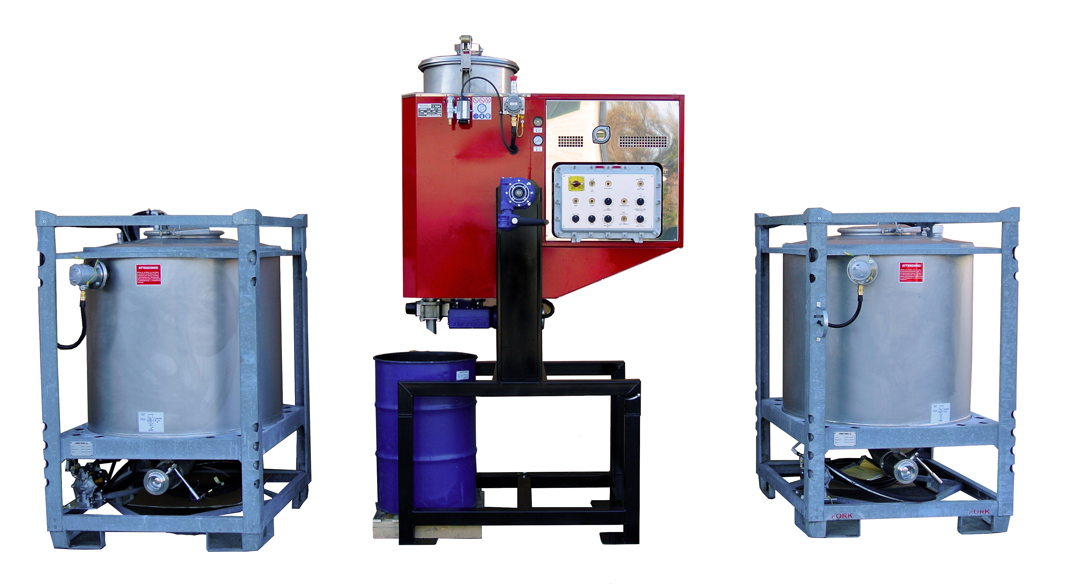 PRO 120 PLC BAG — distillatore solventi 120 L